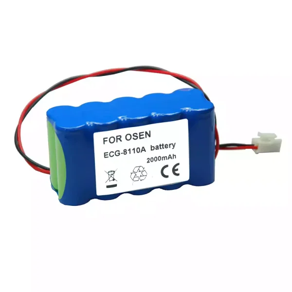 高品質電池 適用於 OSEN ECG-8110 ECG-8110A ECG-8130A