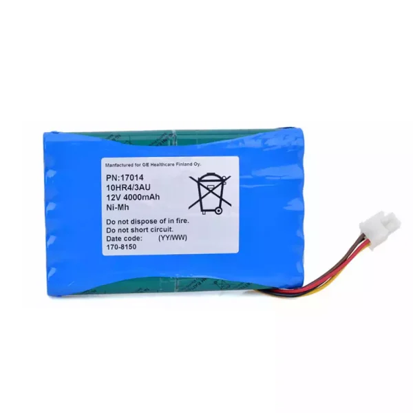 高品質電池 適用於 GE 17014 10HR4/3AU,Datex-Ohmeda S/5CAM
