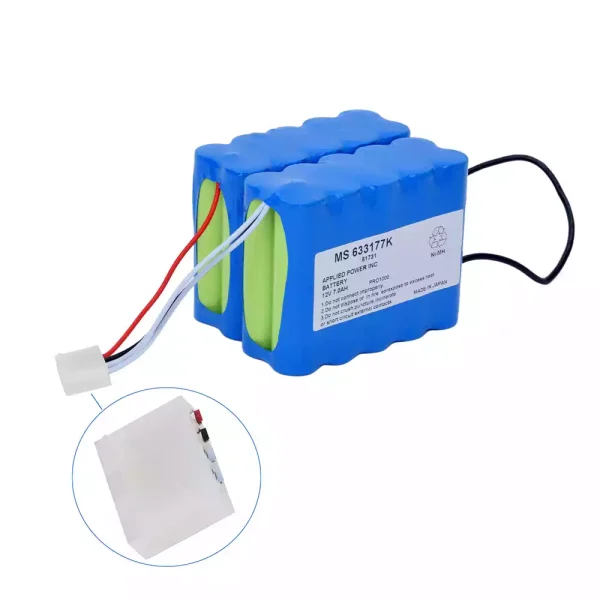 高品質電池 適用於 GE 10N-2P17650 MS 622177K 51731,MS633177C
