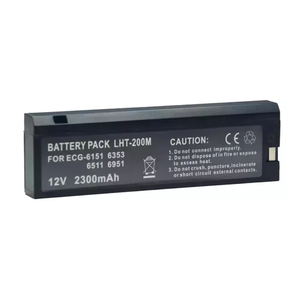 高品質電池 適用於 NIHON KOHDEN ECG-6000,ECG-6511ECG-6151 ECG-6353,ECG-6551,ECG-6951,OEC-8110,ECG-8810P OEC-8110T,CARDIO FAX