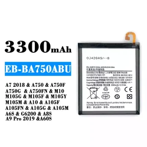 電池 EB-BA750ABU 適用於 Samsung A7 2018/A8S/A9 Pro 2019/A60S
