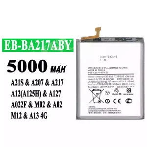 電池 EB-BA217ABY 適用於 Samsung A21S/A207/A217/A12(A125H)/A127/A022F/M02/A02/M12/A13 4G