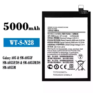 電池 WT-S-N28 適用於 Samsung Galaxy A05