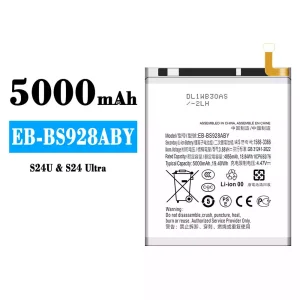 電池 EB-BS928ABY 適用於 Samsung S24U/S24 Ultra