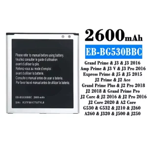 電池 EB-BG530BBC 適用於 Samsung J3/J3 2016/J3 Pro 2016/J5/J5 2015