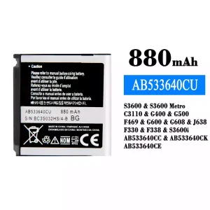 電池 AB533640CU 適用於 Samsung S3600/S3600 Metro
