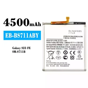 電池 EB-BS711ABY 適用於 Samsung Galaxy S23 FE