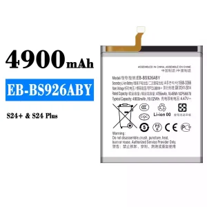 電池 EB-BS926ABY 適用於 Samsung S24+/S24 Plus