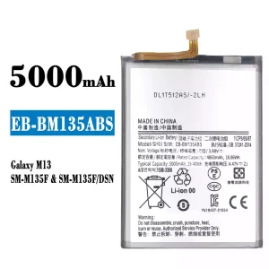 電池 EB-BM135ABS 適用於 Samsung Galaxy M13