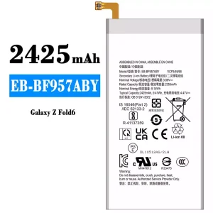 電池 EB-BF957ABY 適用於 Samsung Galaxy Z Fold 6