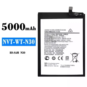 電池 NVT-WT-N30 適用於 Samsung HS-SAM,N30
