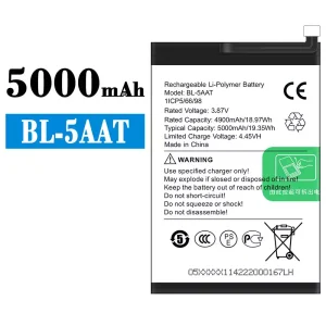 電池 BL-5AAT 適用於 Tecno