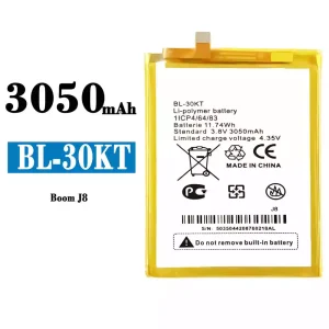 電池 BL-30KT 適用於 Tecno Boom J8