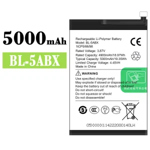 電池 BL-5ABX 適用於 Infinix