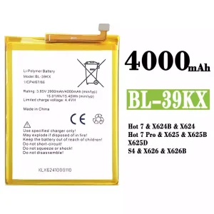 電池 BL-39KX 適用於 Infinix Hot 7 / Hot 7 Pro