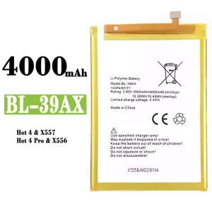 電池 BL-39AX 適用於 Infinix Hot 4 /Hot 4 Pro