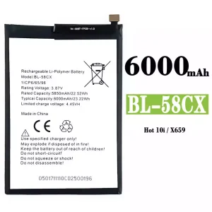 電池 BL-58CX 適用於 Infinix Hot 10i