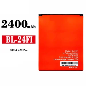 電池 BL-24FI 適用於 ITEL S12/A22 Pro
