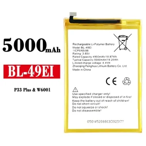 電池 BL-49EI 適用於 ITEL P33 Plus