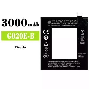 電池 G020E-B 適用於 Google PIXEL 3A