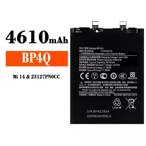 電池 BP4Q 適用於 Xiaomi Mi 14