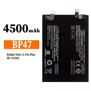 電池 BP47 適用於 Xiaomi Redmi Note 11 Pro Plus / Mi 11i