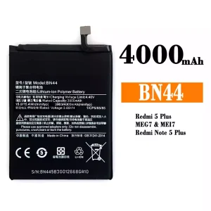 電池 BN44 適用於 Xiaomi Redmi 5 Plus / Redmi Note 5 Plus