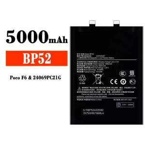 電池 BP52 適用於 Xiaomi Poco F6