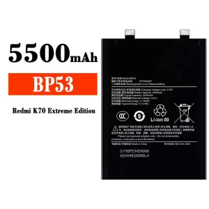 電池 BP53 適用於 Xiaomi Redmi K70 Extreme Edition