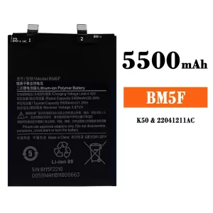 電池 BM5F 適用於 Xiaomi K50