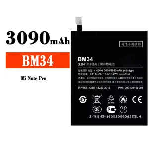 電池 BM34 適用於 Xiaomi MI NOTE PRO