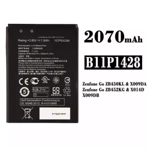 電池 B11P1428 適用於 Asus Zenfone Go ZB450KL / ZB452KG