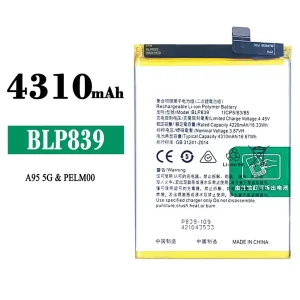 電池 BLP839 適用於 OPPO A95 5G / A94 5G / Reno 5Z 5G / Reno 6Z