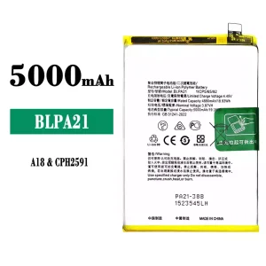 電池 BLPA21 適用於 OPPO A18
