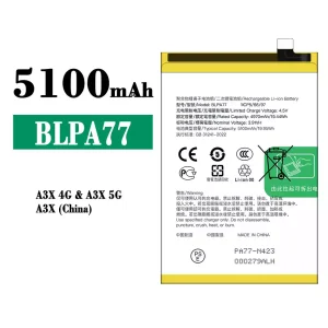 電池 BLPA77 適用於 OPPO A3X 4G 5G
