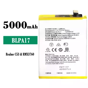 電池 BLPA17 適用於 OPPO Realme C53 / C67 NFC / C65 4G / C67 4G
