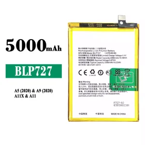 電池 BLP727 適用於 OPPO A5 2020 / A9 2020 / A11X / A11