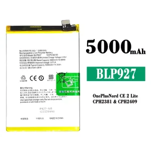 電池 BLP927 適用於 OnePlus Nord 2 Lite / OnePlus Nord CE 2 Lite