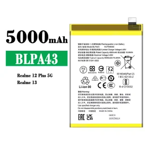 電池 BLPA43 適用於 OPPO Realme 12 Plus /Realme 13