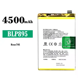 電池 BLP895 適用於 OPPO Reno 7 SE