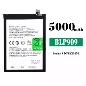 電池 BLP909 適用於 OPPO Reamle 9