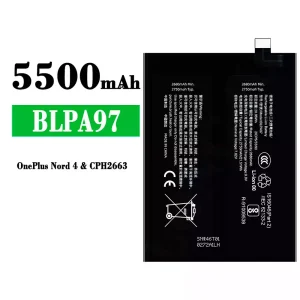 電池 BLPA97 適用於 OPPO OnePlus Nord 4
