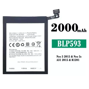 電池 BLP593 適用於 OPPO Neo 5 2015/Neo 5s/A31 2015