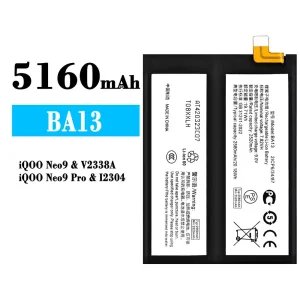 電池 BA13 適用於 VIVO iQOO Neo 9/iQOO Neo 9 Pro