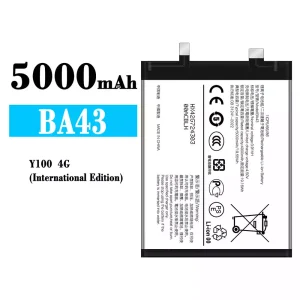 電池 BA43 適用於 VIVO Y100 4G International Edition
