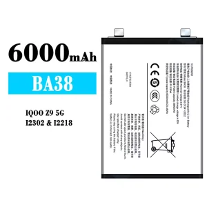 電池 BA38 適用於 VIVO IQOO Z9 5G