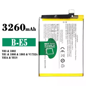 電池 B-E5 適用於 VIVO Y83/Y81/Y83A/Y18S