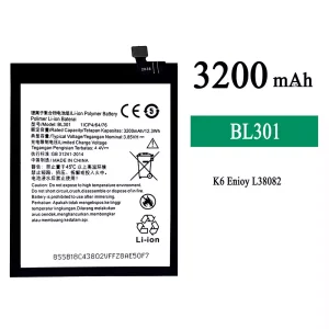 電池 BL301 適用於 Lenovo K6 Enjoy