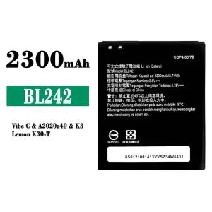 電池 BL242 適用於 Lenovo Vibe C / K3 / Lemon K30-T