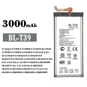 電池 BL-T39 適用於 LG G7 ThinQ / Q7 / Q7+ / Q7a / K40 / K12+ / K12 Plus / Q9 One / G7 Fit / G7 Fit+